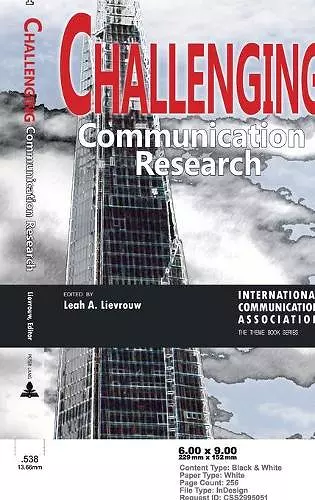 Challenging Communication Research cover