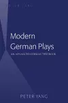 Modern German Plays cover