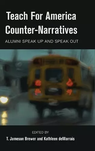 Teach For America Counter-Narratives cover