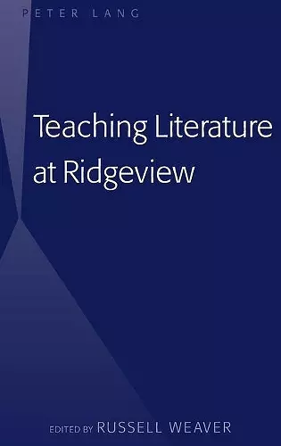 Teaching Literature at Ridgeview cover