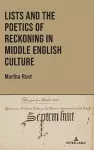 Lists and the Poetics of Reckoning in Middle English Culture cover