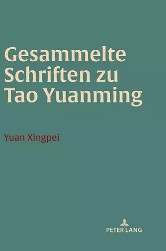 Gesammelte Schriften zu Tao Yuanming cover