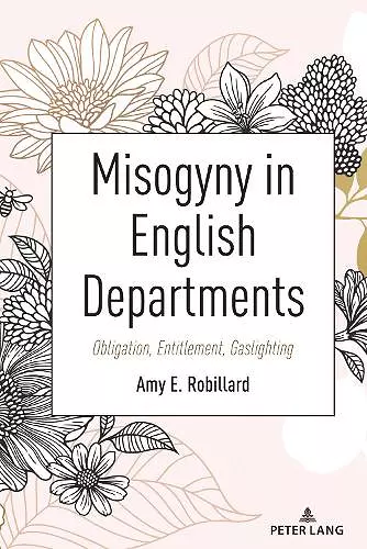 Misogyny in English Departments cover