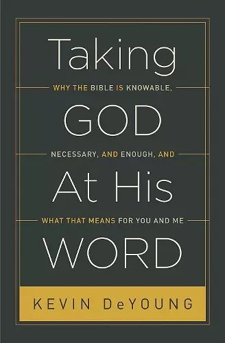 Taking God At His Word cover