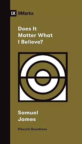 Does It Matter What I Believe? cover