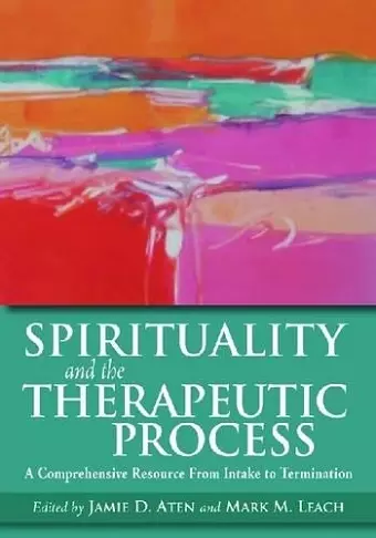 Spirituality and the Therapeutic Process cover