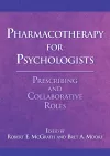 Pharmacotherapy for Psychologists cover