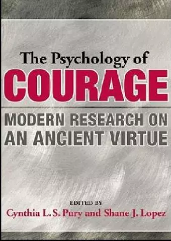 The Psychology of Courage cover