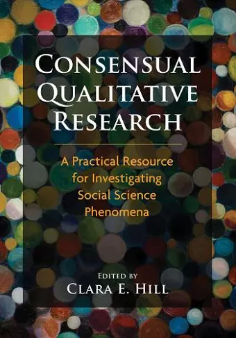 Consensual Qualitative Research cover