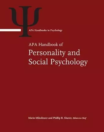 APA Handbook of Personality and Social Psychology cover