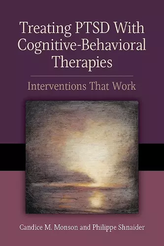 Treating PTSD with Cognitive–Behavioral Therapies cover