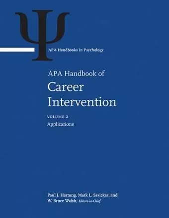 APA Handbook of Career Intervention cover
