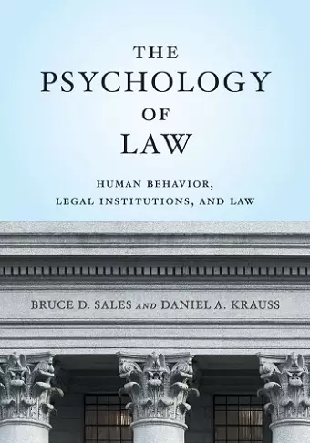 The Psychology of Law cover