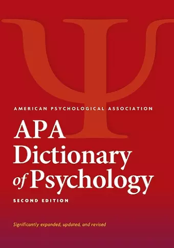 APA Dictionary of Psychology® cover