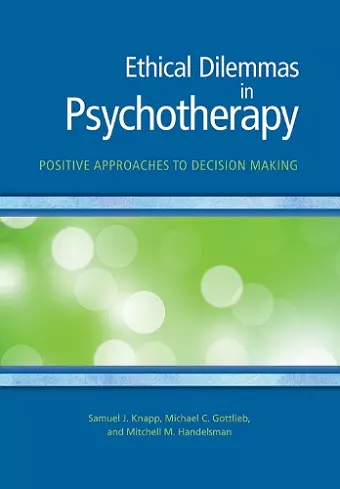 Ethical Dilemmas in Psychotherapy cover