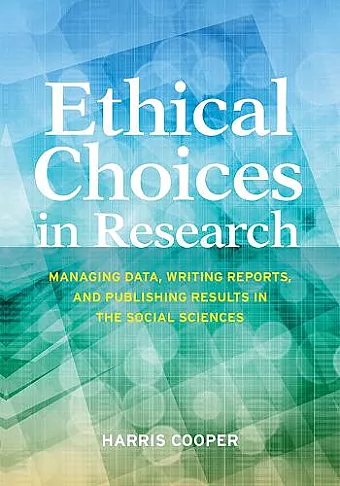 Ethical Choices in Research cover