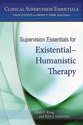 Supervision Essentials for Existential–Humanistic Therapy cover