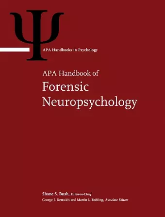 APA Handbook of Forensic Neuropsychology cover