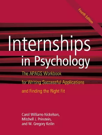 Internships in Psychology cover