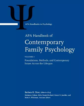 APA Handbook of Contemporary Family Psychology cover