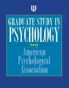 Graduate Study in Psychology cover