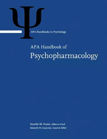 APA Handbook of Psychopharmacology cover