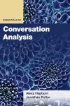 Essentials of Conversation Analysis cover