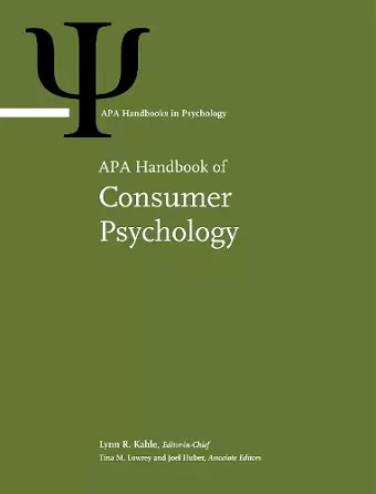 APA Handbook of Consumer Psychology cover