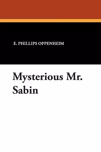 Mysterious Mr. Sabin cover