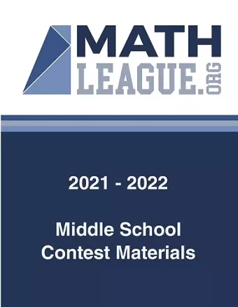 2021-2022 Middle School Contest Materials cover