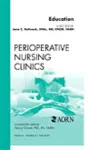 Education, An Issue of Perioperative Nursing Clinics cover