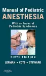 Manual of Pediatric Anesthesia cover