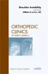 Shoulder Instability, An Issue of Orthopedic Clinics cover