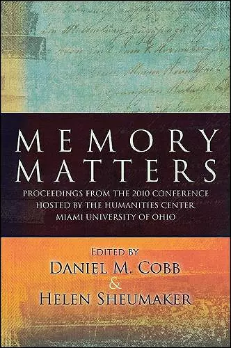 Memory Matters cover