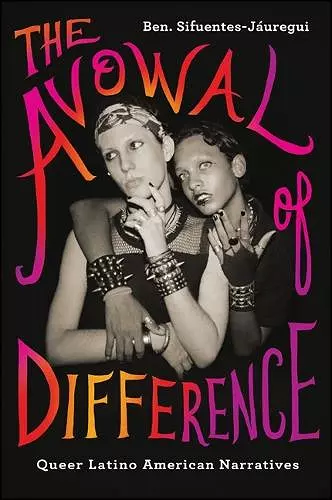 The Avowal of Difference cover