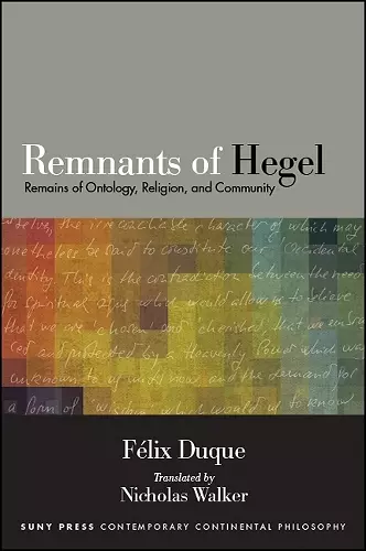 Remnants of Hegel cover