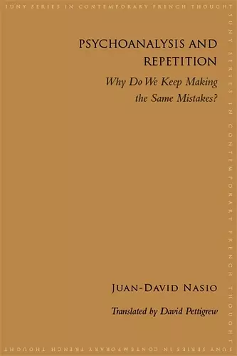 Psychoanalysis and Repetition cover