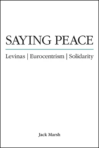 Saying Peace cover