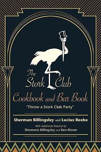 The Stork Club Cookbook and Bar Book cover