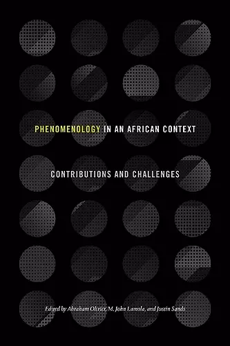 Phenomenology in an African Context cover