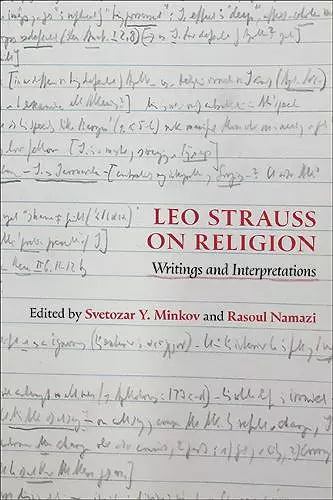 Leo Strauss on Religion cover