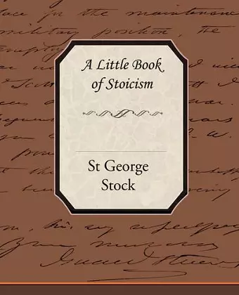 A Little Book of Stoicism cover