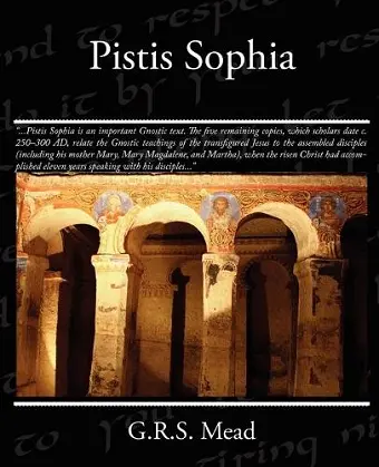 Pistis Sophia cover