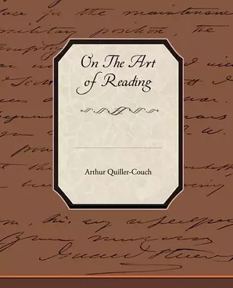 On The Art of Reading cover