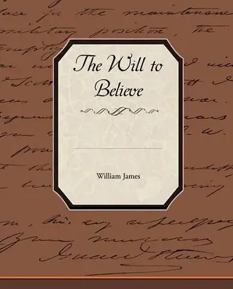 The Will to Believe cover