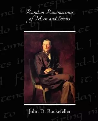 Random Reminiscences of Men and Events cover