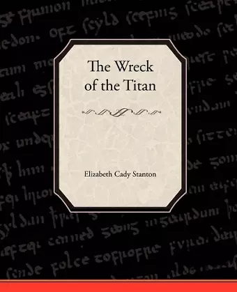 The Wreck of the Titan cover