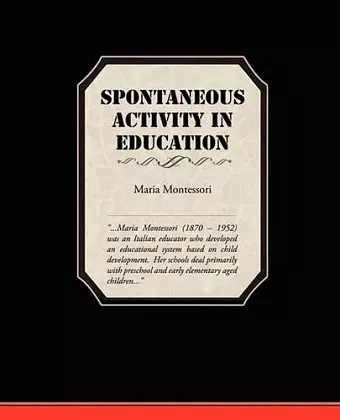 Spontaneous Activity In Education cover