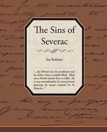 The Sins of Severac Bablon cover