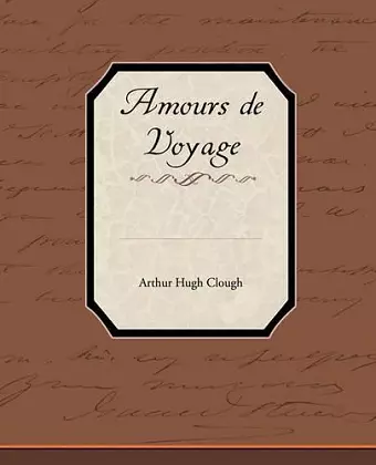 Amours de Voyage cover